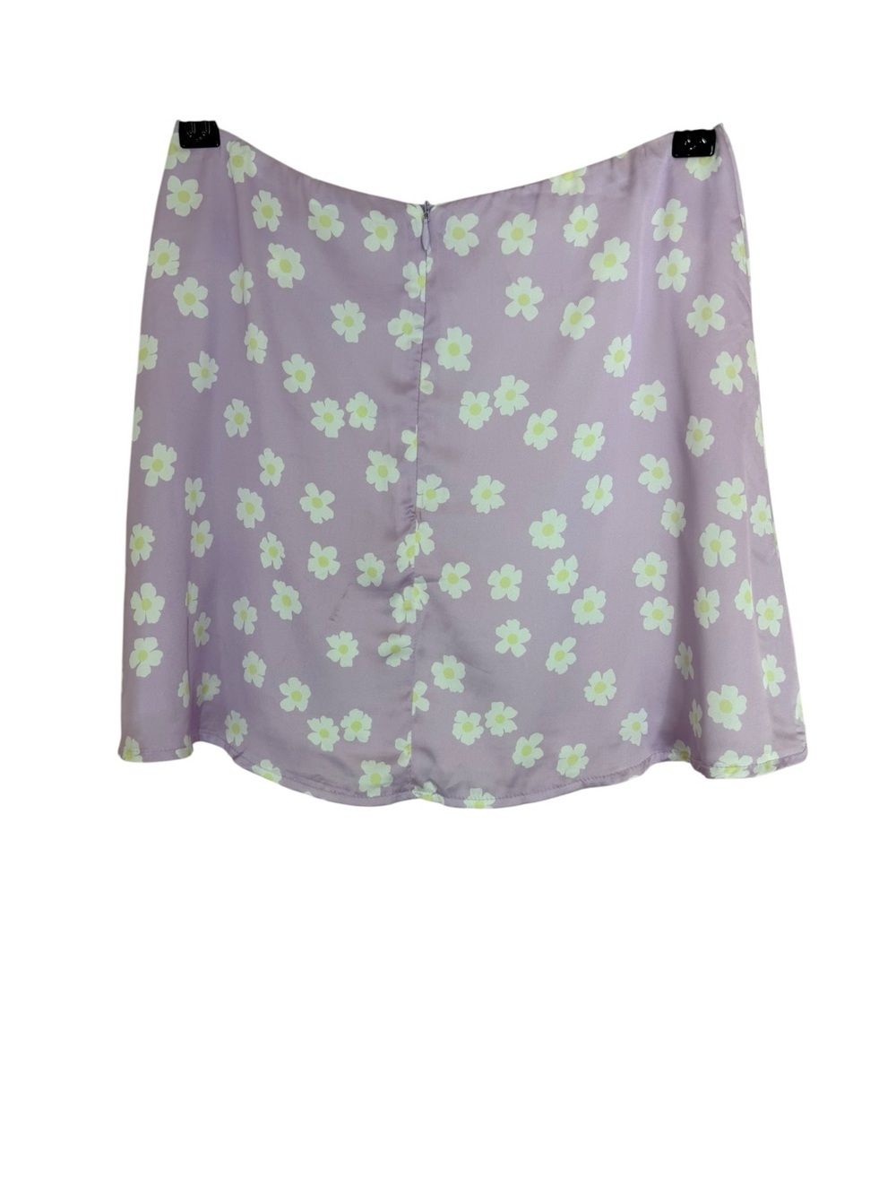 Princess Polly Lilac Daisy Satin Mini Skirt Y2K Cottagecore Size 4 - Picture 3 of 12